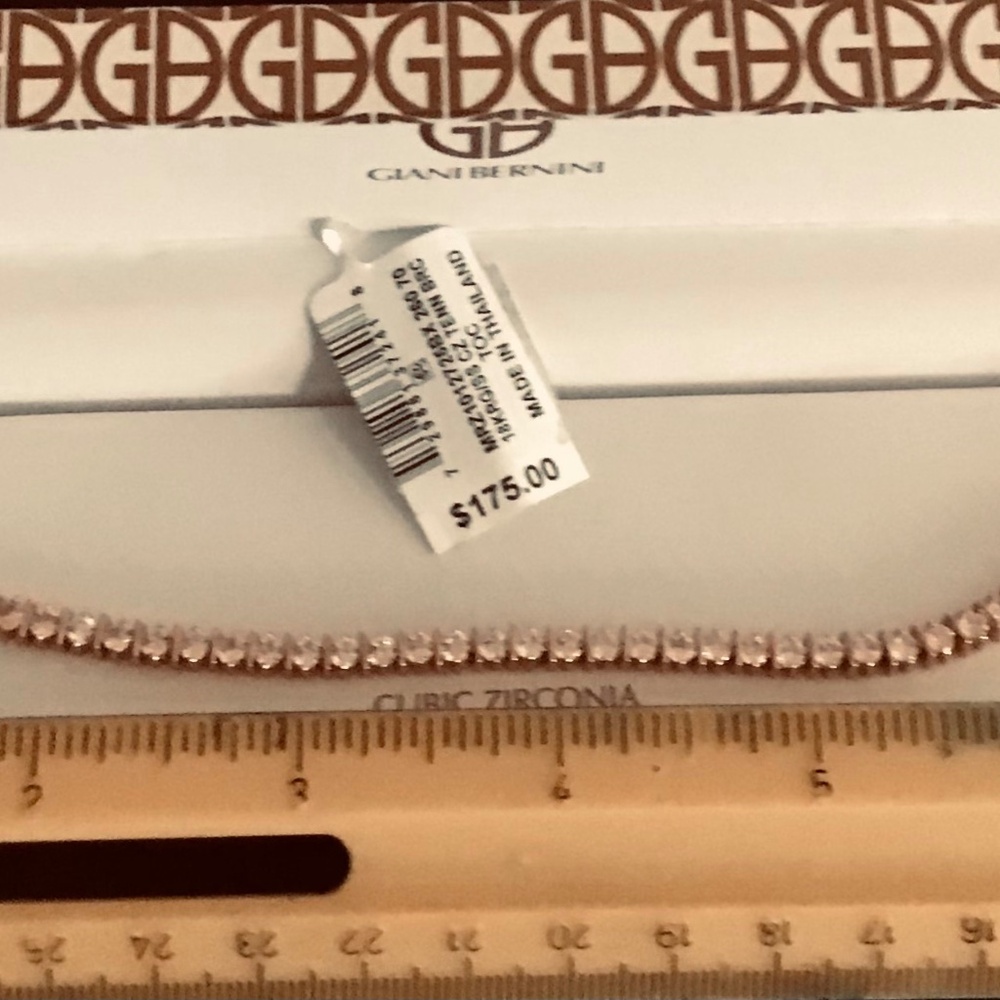 See pictures of this amazing  “Tennis Bracelet “NIB by Giani Bernini